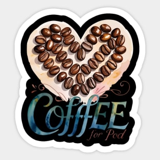 Coffee First Then Writing Magic Sticker